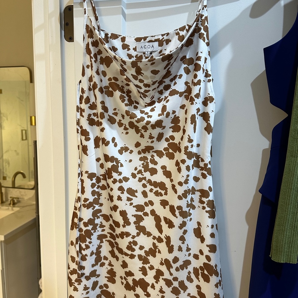 Cowprint dress